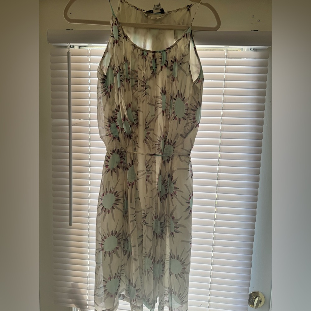 Diane Von Furstenberg Sunburst Print Maxi Dress
